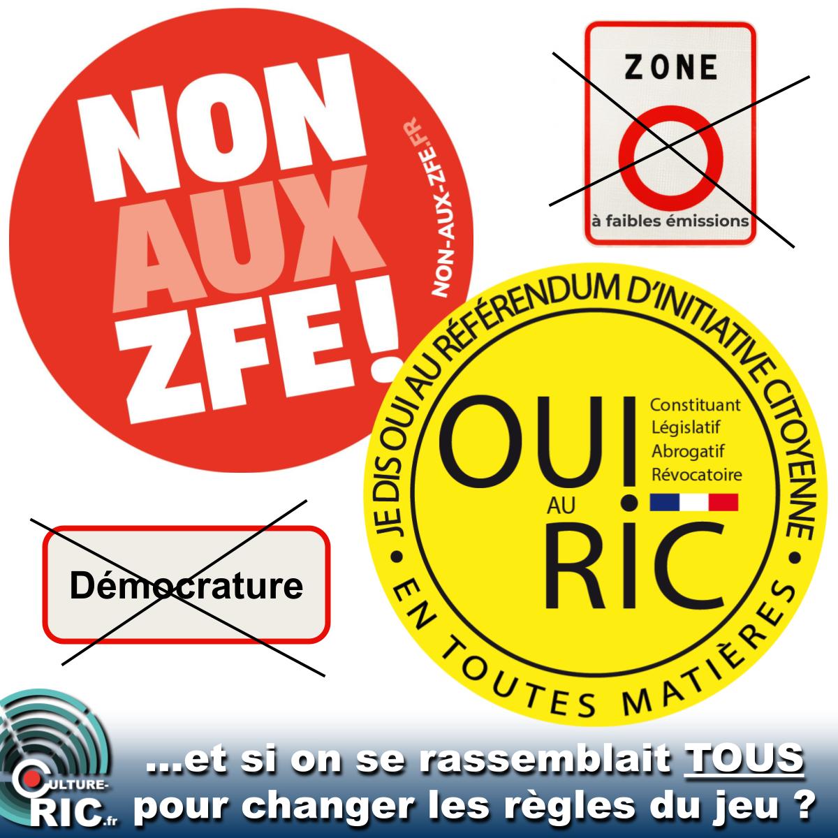 Non aux ZFE, Oui au RIC !